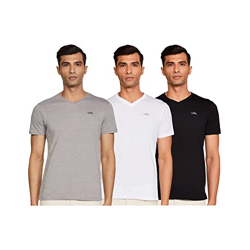 Max Men's Slim T-Shirt (SP20VNTRI02AGREY Melange_Grey S)
