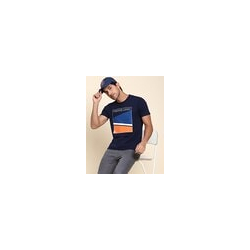 Brand Print Slim Fit Crew-Neck T-Shirt