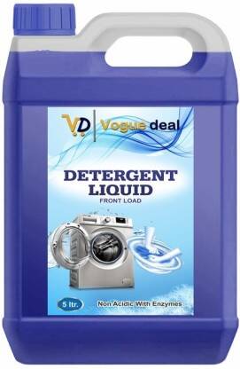 VOGUE DEAL 5 LTR washing machine Liquid Detergent Laundry Front Load/Bucket Wash Aqua Liquid Detergent(5 L)