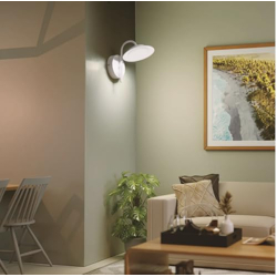 PHILIPS 5W Decorative Chrome Wall Light/Wall Lamp | Delight Integrated LED Indoor Light for Home Decoration | Color : Tunable White