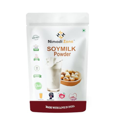 Nimadi Zone Soya Milk Powder | High in Protein | Vegan | Non-GMO - 100 GM by Nimadi Zone