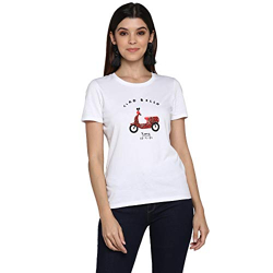 Mode By Red Tape Women White T-Shirt