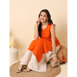 Meeranshi Round Neck Straight Kurta