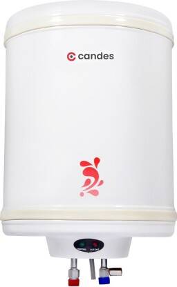 Candes 25 L Storage Water Geyser (Metal, Ivory)