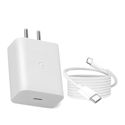 30W Fast Charger Cable Type C Charger Adapter Compatible with Google Pixel 7 Pro,7a,7,6 Pro,6a,6,5a 5G,5, (Adapter & Type C to C Cable)
