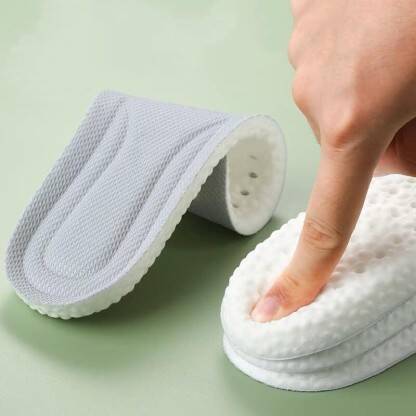 MANTAVYA 1 Pair Memory Foam Shoe Comfortable Insoles Supports Heel & Arch Insole(Multicolor)