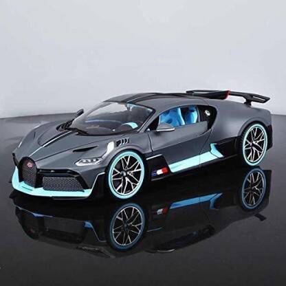 Galactic 1:32 Scale Die-cast Metal Model Bugatti Divo Sport Pull Back Car Toy with Openable Doors, Light and Sound Effects for Boys Girls Kids (Multicolor, Pack of: 1)(Multiclor, Pack of: 1)