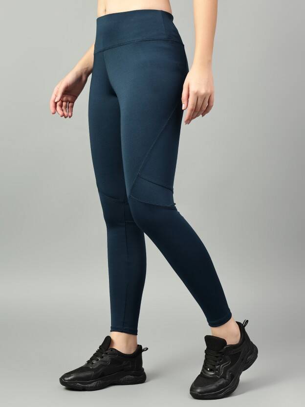 Solid Women Blue Tights