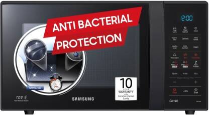 SAMSUNG 21 L Triple Distribution System, A Perfect Gift With 10 Yr Warranty Convection Microwave Oven(CE73JD-B1/XTL, Black)