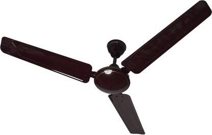 BAJAJ Crest Turbo 1200mm Brown CF 1200 mm 3 Blade Ceiling Fan(Ultra High Speed | Dark Brown | Pack of 1)