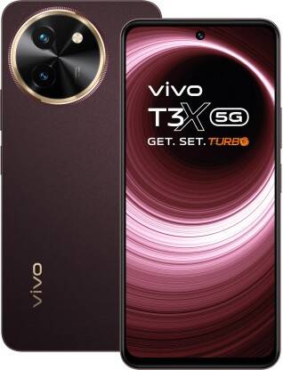 vivo T3x 5G (Crimson Bliss, 128 GB)(4 GB RAM)