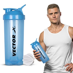 Vector X Shaker Bottle For Protein Shake With Material Grade 0.5 Non Toxic Shaker for Cycling/Gym/Excercise Outdoor (SKY)