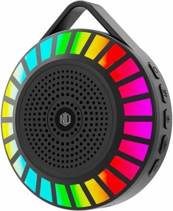Nu Republic Sonicpop 50 with Upto 14 Hrs Playtime, RGB Led Lights 5 W Bluetooth Speaker(Black, Stereo Channel)