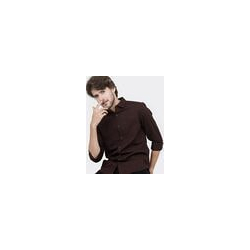 Slim Fit Cotton Shirt with Patch Pocket
