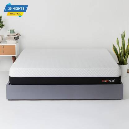 Sleepyhead Sense - BodyIQ Orthopedic Memory Foam Cooling Tech 6 inch Double High Density (HD) Foam Mattress(L x W: 78 inch x 48 inch)