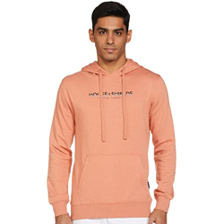 Amazon Brand - House & Shields Men's Hoodie Sweatshirt (HS-A22-SW-14_Coral Mel_M)