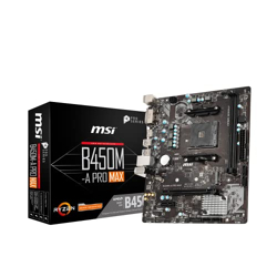 MSI B450M-A PRO MAX AMD AM4 DDR4 M.2 USB 3.2 Gen 1 HDMI M-ATX Motherboard