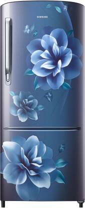 SAMSUNG 183 L Direct Cool Single Door 3 Star Refrigerator(Camellia Blue, RR20C2723CU/NL)
