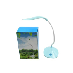 ATEVON LED Study Lamp with Touch On/Off Switch: Dimmable, Student-Friendly, and Perfect for Reading - White Desk Light for Efficient Study Sessions