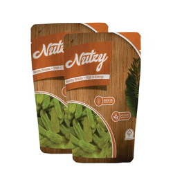 Nutzy Dried Fruits Nuts And Seeds (Green Raisins/Kishmish, 500g (2x250g))