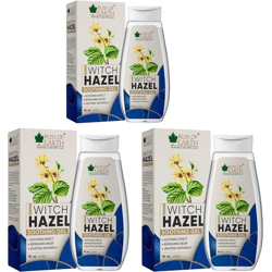 Bliss of Earth Witch Hazel Gel for Hemorrhoids, Diaper Rashes, Postpartum Soothing Relief from Swelling and Discomfort, 3X110ml