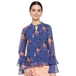 Amazon Brand - Eden & Ivy Women's Regular Blouse (ENISS22WTOP202_Multi 4 S)