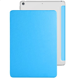DuraSafe Cases for iPad PRO 12.9 Inch 1st [ Pro 12.9 1 Generation 2015 ] A1652 A1584 ML3Q2HN/A ML3N2HN/A ML3K2HN/A ML0H2HN/A Trifold PC Lightweight Smart PU Leather Protective Hard Back Cover - Blue