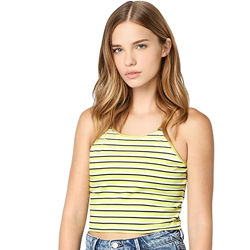 ONLY Women's Slim T-Shirt (15251546-Bright Chartreuse_Bright X-Large)