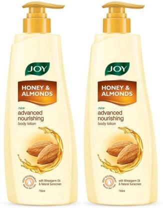 Joy Honey & Almonds Advanced Nourishing Body Lotion, Normal to Dry skin(1500 ml)