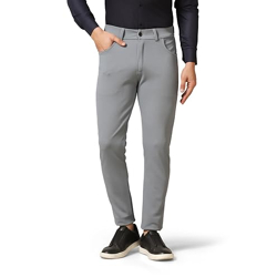 TAGDO Men's Regular Fit Causal Trouser (Jeans-Pocket-5170-Metal-36)