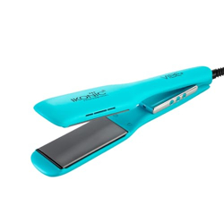 Ikonic Professional Vibe+ Hair Straightener-Teal| Straightener with AI Technology| Wider Ceramic Floating Plates| Ionic Technology|Instant Heat Up & Easy to Use