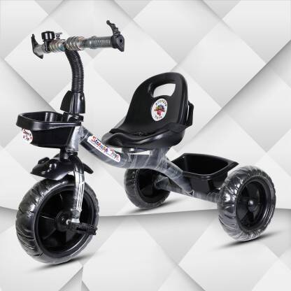 Stepupp Grow stp g black kids tricycle,baby tricycle,tricycle-005 Tricycle(Black)