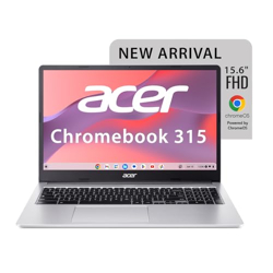 Acer Chromebook CB315-4H Intel Celeron N4500 (Chrome OS/8 GB RAM/128 GB/WiFi 6) 39.6 cm (15.6 ) Full HD, Silver, 1.6 KG, 3 Months Google One AI Premium Plan with Gemini Advanced & 2TB Cloud Storage