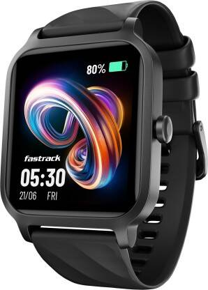 Fastrack Revoltt FS1 1.83 Display|BT Calling|Fastcharge|110+ Sports Mode|200+ WatchFaces Smartwatch(Black Strap, Free Size)