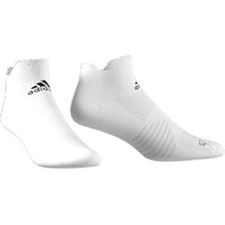 ADIDAS Unisex Cotton Run Low Socks (Ha0103-M, White/Black, M)