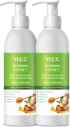 VLCC Almond Honey Nourishing & Brightening Body Lotion- Buy One Get One(700 ml)