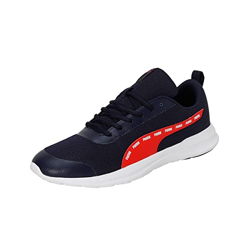 Puma Mens Lite Pro v2 Peacoat-Burnt Red-White Walking Shoe - 11 UK (38885003)