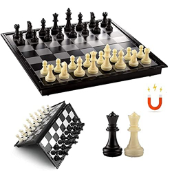 Toy Imagine Magnetic Travel Chess Board Game Set Folding Portable Case 2 Players for Kids and Adults