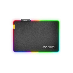 Ant Esports MP209 RGB Small Gaming Mouse Pad LED Mousepad Small RGB Mouse Pad Anti-Slip Rubber Base with Waterproof Coating for Gamer/Office  Black