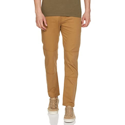 Amazon Brand - INKAST Men's Regular Casual Pants (A22-INK-CTR-109_Khaki 1_28)
