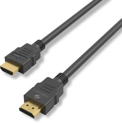 ZEBRONICS HDMI Cable 1.5 m ZEB-HAA1520(Compatible with TV, Set Up Box, Laptop, Black)