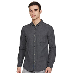 Amazon Brand - Symbol Men's Regular Shirt (AZ-SY-RR-01_Grey_M