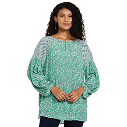 Marks & Spencer Womens Printed Regular Fit Blouse (XL)