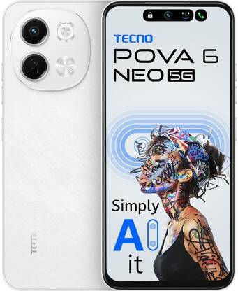Tecno Pova 6 Neo (Aurora Cloud, 128 GB)(6 GB RAM)