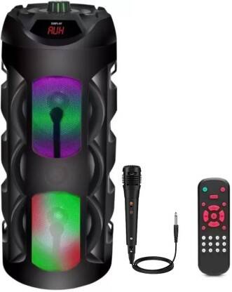 LIMBRO d85 speaker with mic 40 W Bluetooth Tower Speaker(Black, 2.0 Channel)