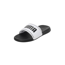 Puma unisex-adult Slide Max Black-White Slide Sandal - 8 UK (39453702)