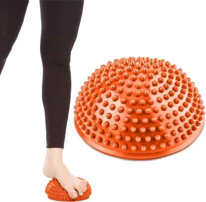 Strauss Hard PVC Hedgehog Balance Pod Massager(Orange)