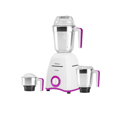 Havells Klassic White & Purple 3 Jar 750 W Mixer Grinder-1.5 L, 1 L, 400 ml