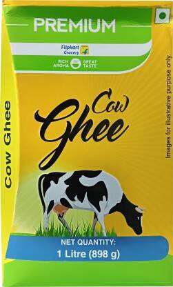 PREMIUM Cow Ghee 1 L Tetrapack by Flipkart Grocery