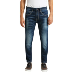 Pepe Jeans Men's Skinny Jeans (PM207929Q038_Dark Used Indigo Blue